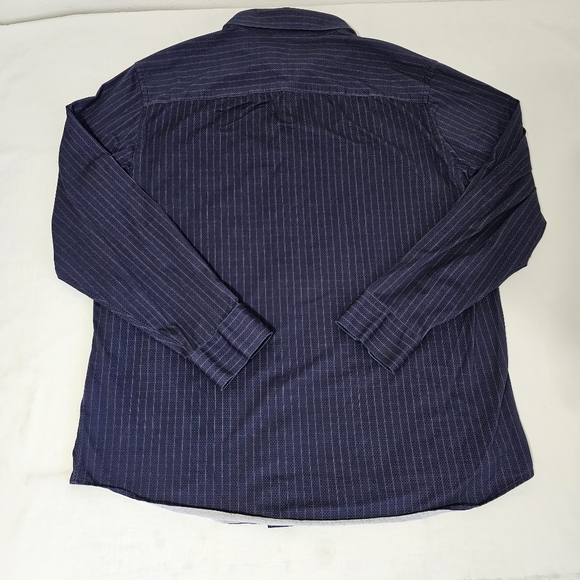 Bugatchi OoohCotton Tech Button Down Shirt XXL 8-Way Stretch Long Sleeve - Picture 3 of 9